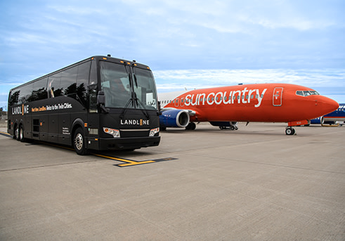 Landline partnership with Sun Country